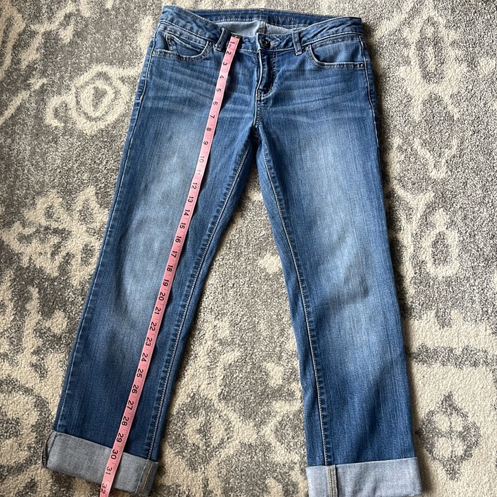 Simply Vera Wang Stretch Full Length or Rolled Crop Jeans, Women’s Size 2 - Picture 3 of 7